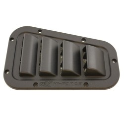INTAKE SET HI FORCE SANTORINI BLACK της KBX