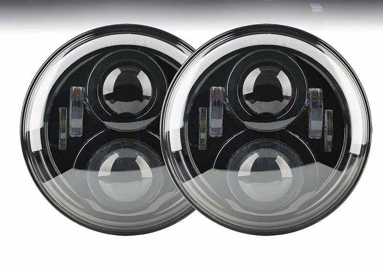 ΖΕΥΓΑΡΙ LED ΦΑΝΑΡΙΑ 7'' DEFENDER-RANGE ROVER CLASSIC
